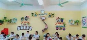 mô hình trang trí lớp học tiểu học